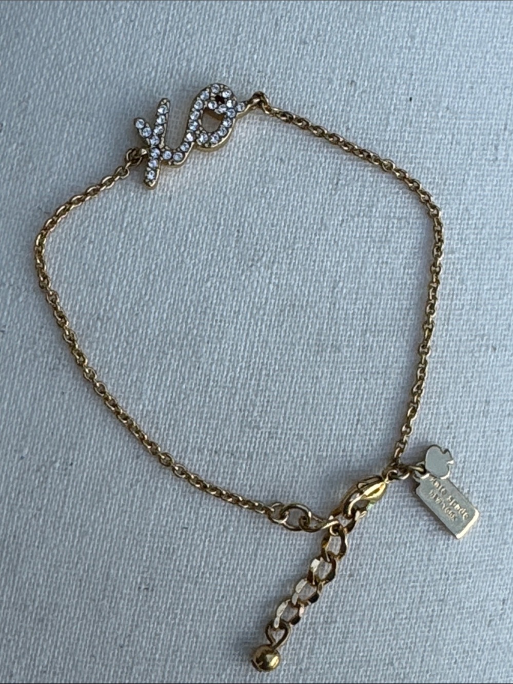 Kate Spade XO dainty bracelet - NWOT